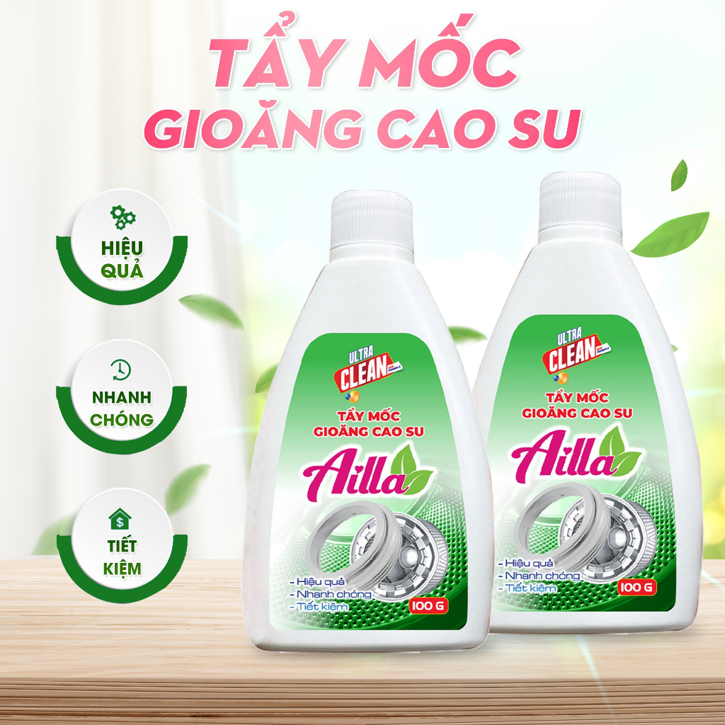 Tẩy lồng máy giặt vệ sinh lồng giặt, bột tẩy lồng vệ sinh máy giặt tẩy mốc gioăng cao su máy giặt alila