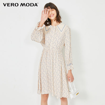 Vero Moda ผู้หญิง Vintage Floral เสื้อลายลูกไม้ชุด32037C026