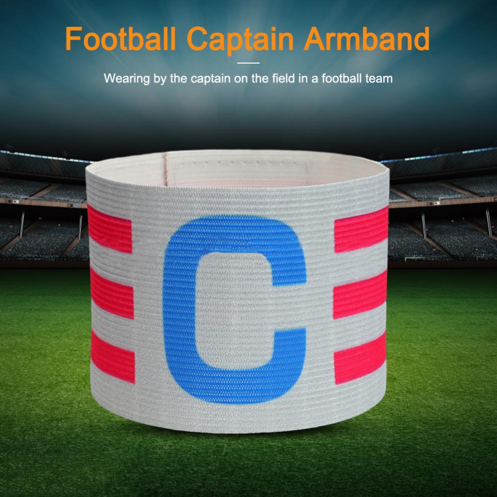 Brazalete Capitan Band Adjustable Breathable for Football Captain (Blue)