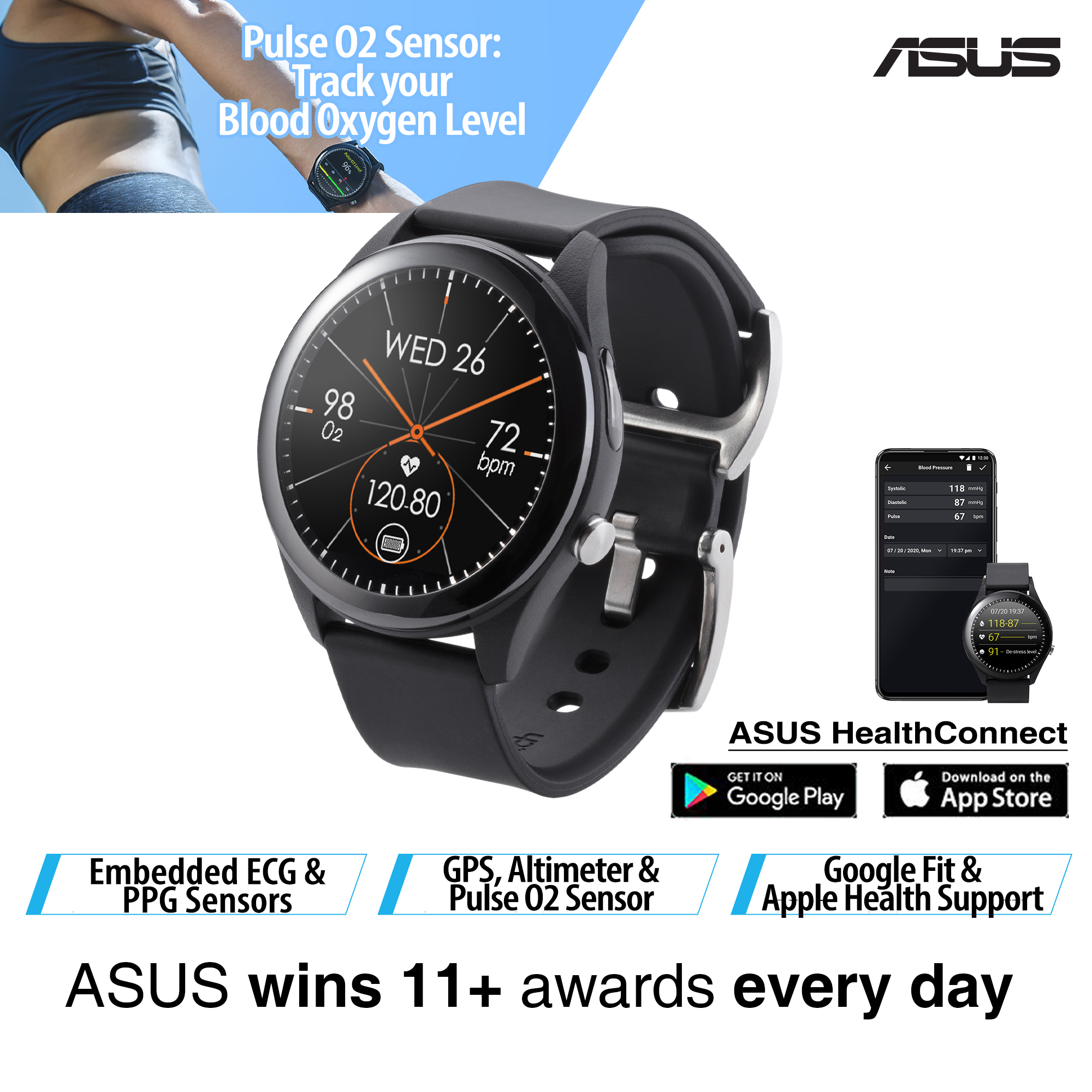 ASUS VivoWatch SP Review: Smart Wearable Health Tracker For Geeks 