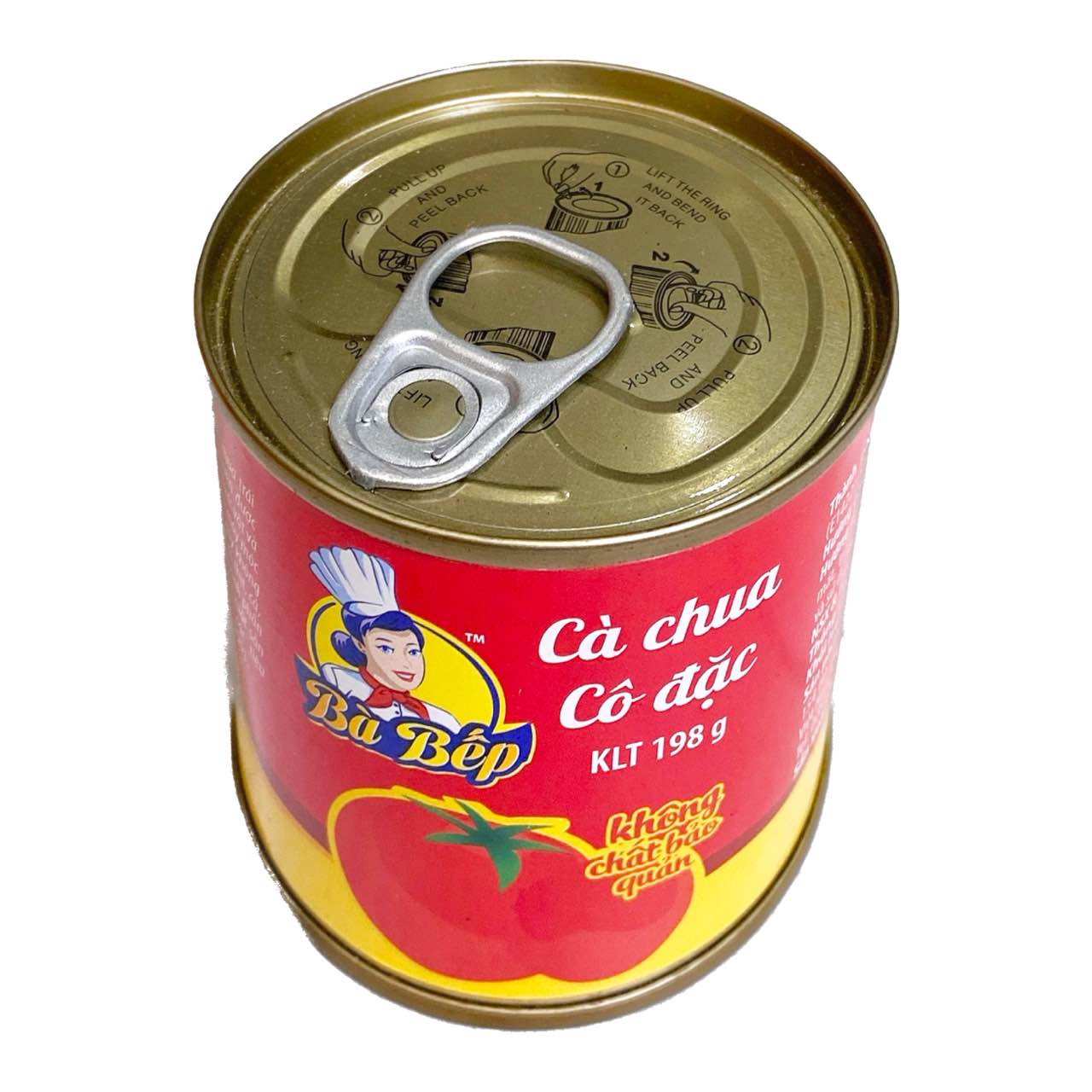 Lon 198gr cà chua cô đặc bà bếp bách hóa uy tín