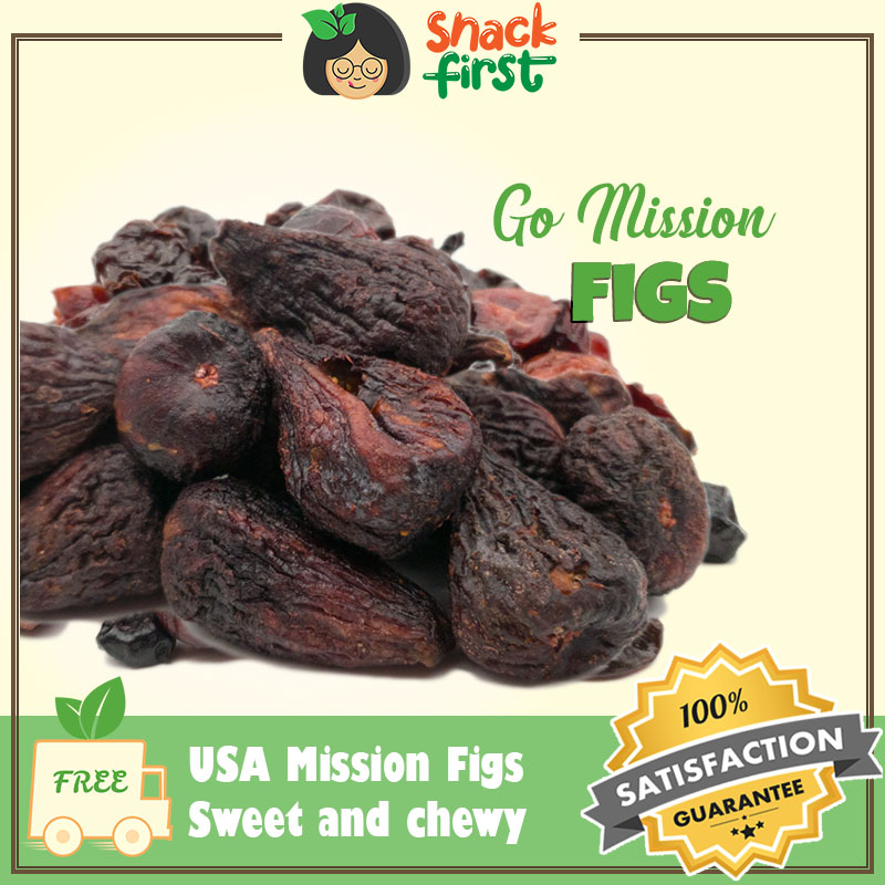 USA Dried Mission Figs 200g/1kg sweet and tasty dried fruits Lazada