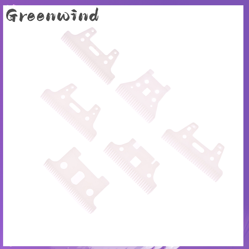 【Greenwind】 2-Hole Stagger-Tooth Ceramic Movable Blade Cordless Clipper Replaceable Blade For Shear Clipper