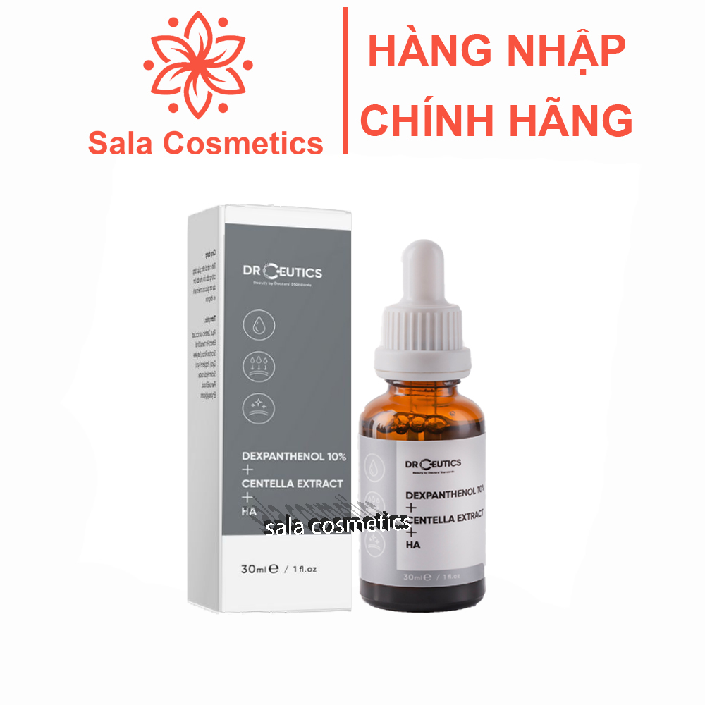 Serum b5 drceutics HA + Dexpanthenol 10% + Centella Extract Sala Cosmetics cấp ẩm phục hồi da chính hãng thumbnail