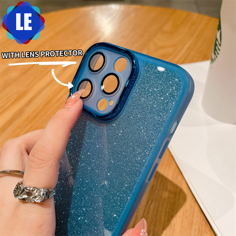 Casing for Redmi Note 9 / Redmi Note 9s / Redmi Note 9 Pro / Redmi Note 9 Pro Max / Redmi Note 8 / Redmi Note 8 Pro Luxury Laser Glass Lens Film TPU Shockproof Soft Phone Case