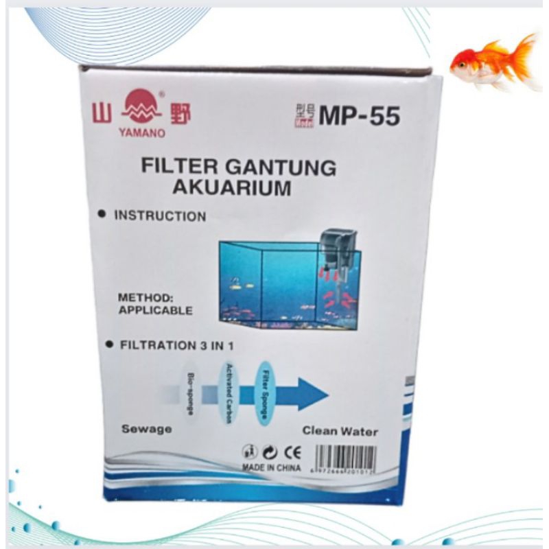Pompa aquarium aquascape HANGING FILTER YAMANO MP 55
