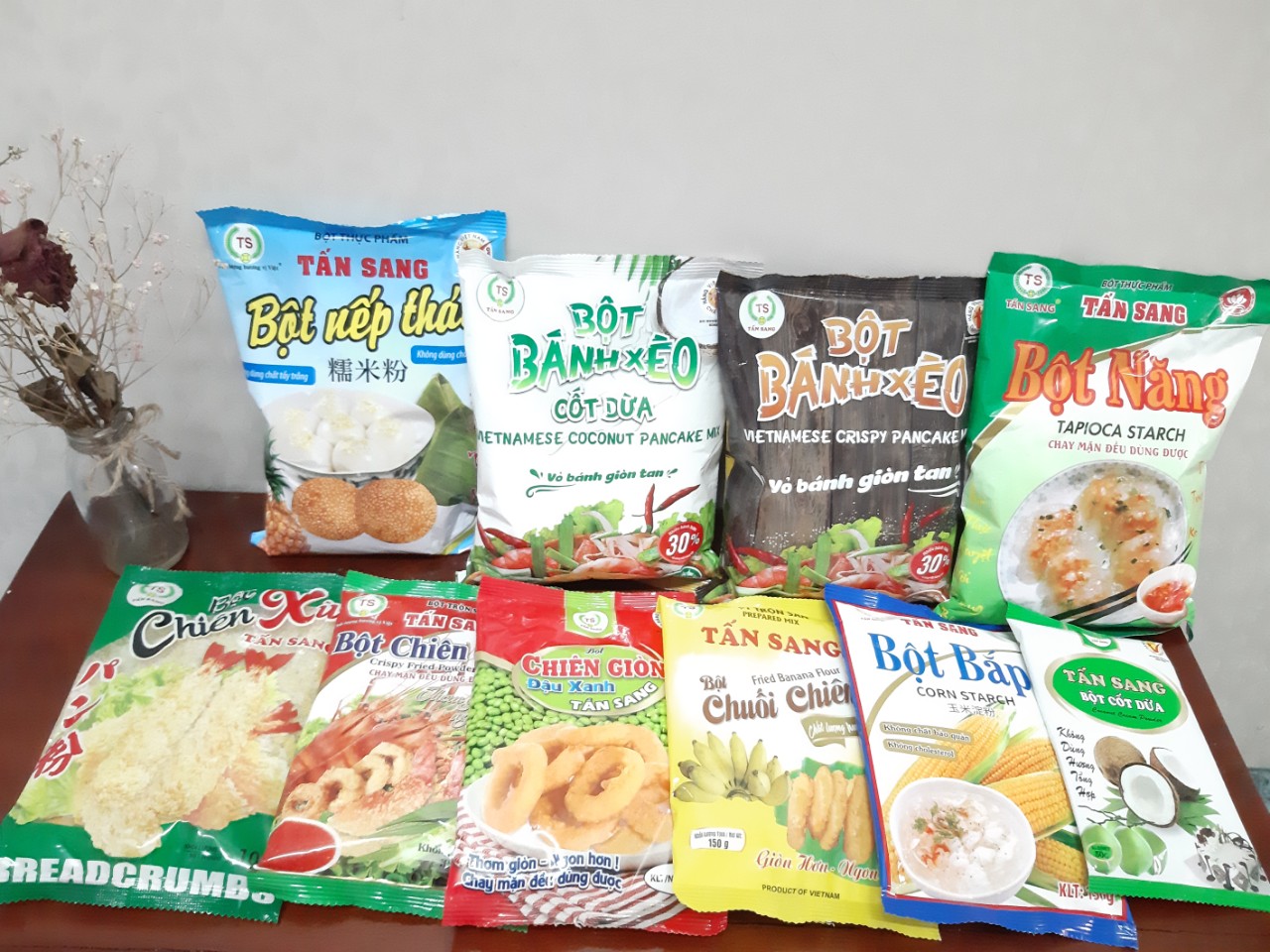 Combo 5 gói Bột chiên giòn Tấn Sang