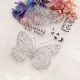 【Hot New Release】Butterflies Transparent Clear Silicone Stamp for Seal DIY Scrapbooking Photo Album Decorative Clear Stamp Sheets. 