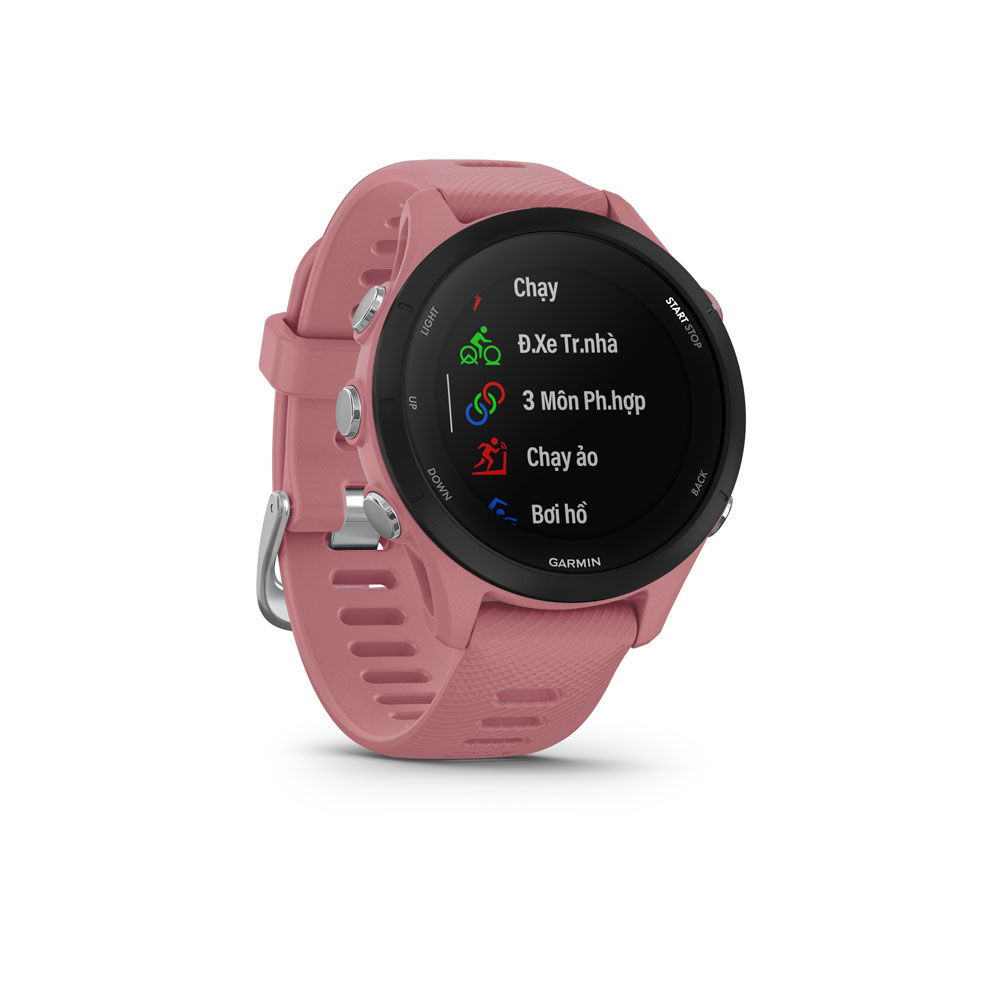 Đồng hồ Thông Minh Garmin Forerunner 255S Basic GPЅ (Light Pink/ Power Grey) - Hàng Chính Hãng