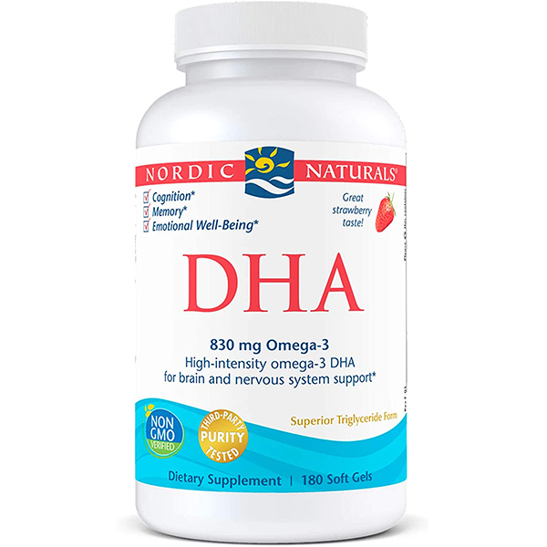 Nordic Naturals DHA 830 mg Omega-3 180 Viên - Viên Uống Cải Thiện Trí Nhớ, Huyết Áp. Tim Mạch. thumbnail