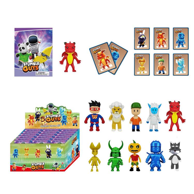 thinkstar Stumble Guys Toys, 8Pcs 2.6 Inches Pvc Stumble Guys Figures,  Character Figures For Collecting, Decorating And Playing