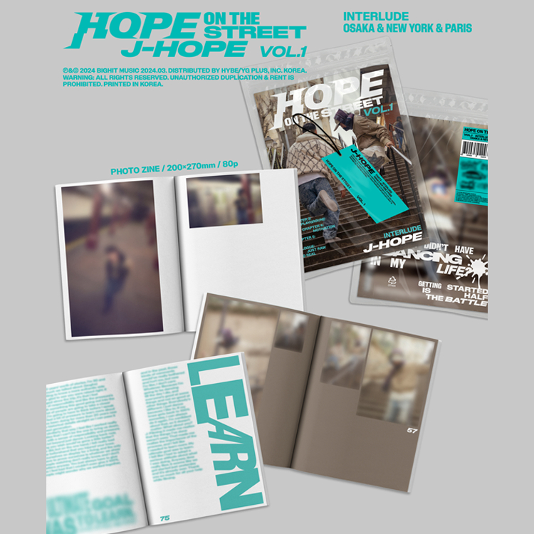 Album JHOPE [HOPE ON THE STREET] Chính hãng