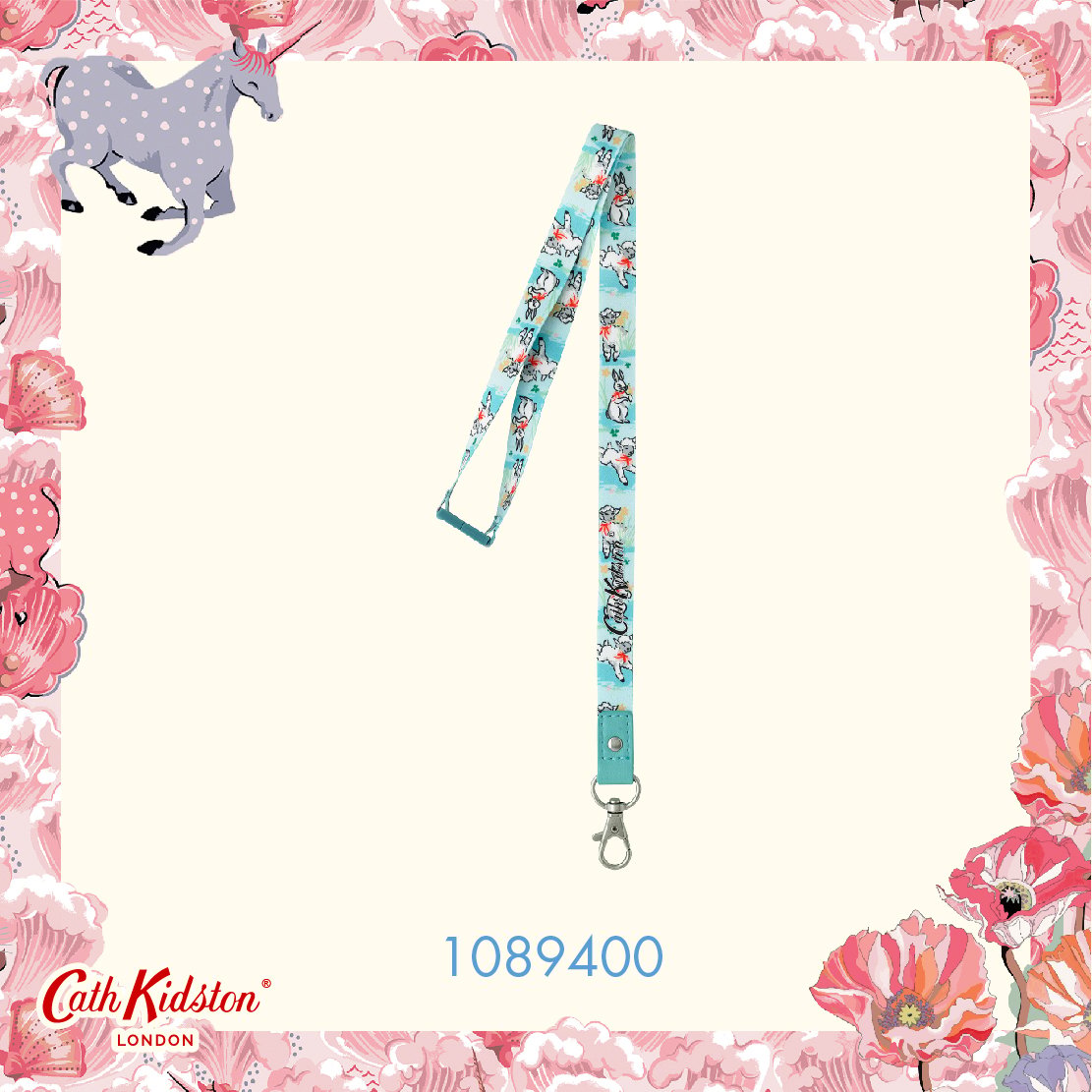 Dây đeo/ Spring Bunnies and Lambs Lanyard