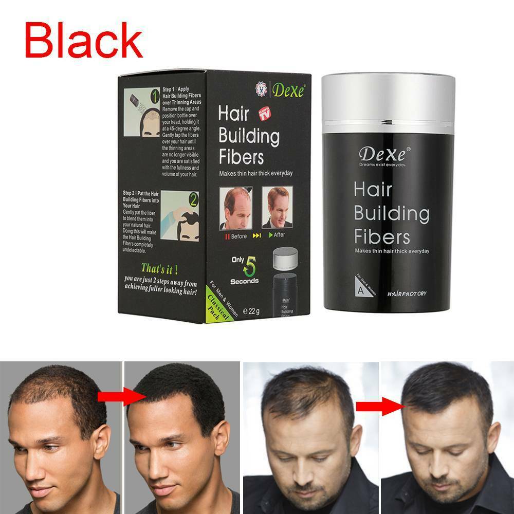 Dexe Hair Building Thickening Fibers 22g (01. Black) Hair Fibers Thickening  Spray Hair Building Fibers Loss Products Instant Wig Regrowth Powders |  Lazada PH