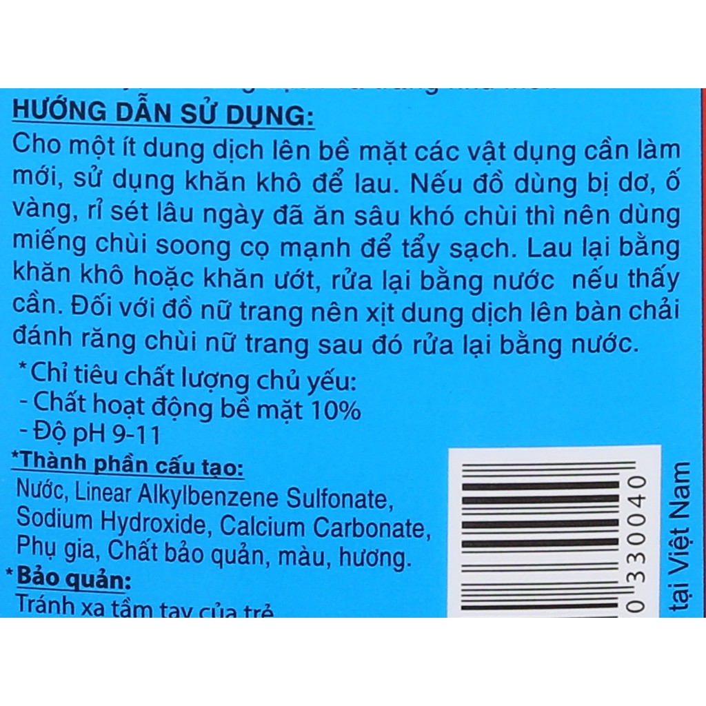 Sumo Chất Tẩy Rửa Đa Năng 350gr 700gr (Cam Kết Chính Hãng)