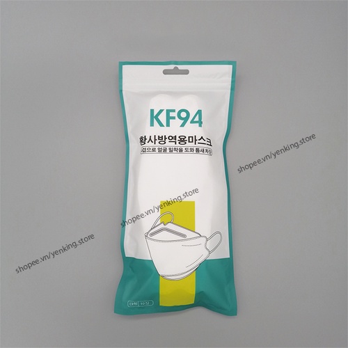 Khẩu trang KF94 xuất khẩu Hàn Quốc, chống bụi mịn PM2.5 HQ