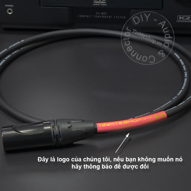 Cáp micro 6.5mm ra canon cái DIY 0.5M đến 10M - Dây canon ra 6 ly