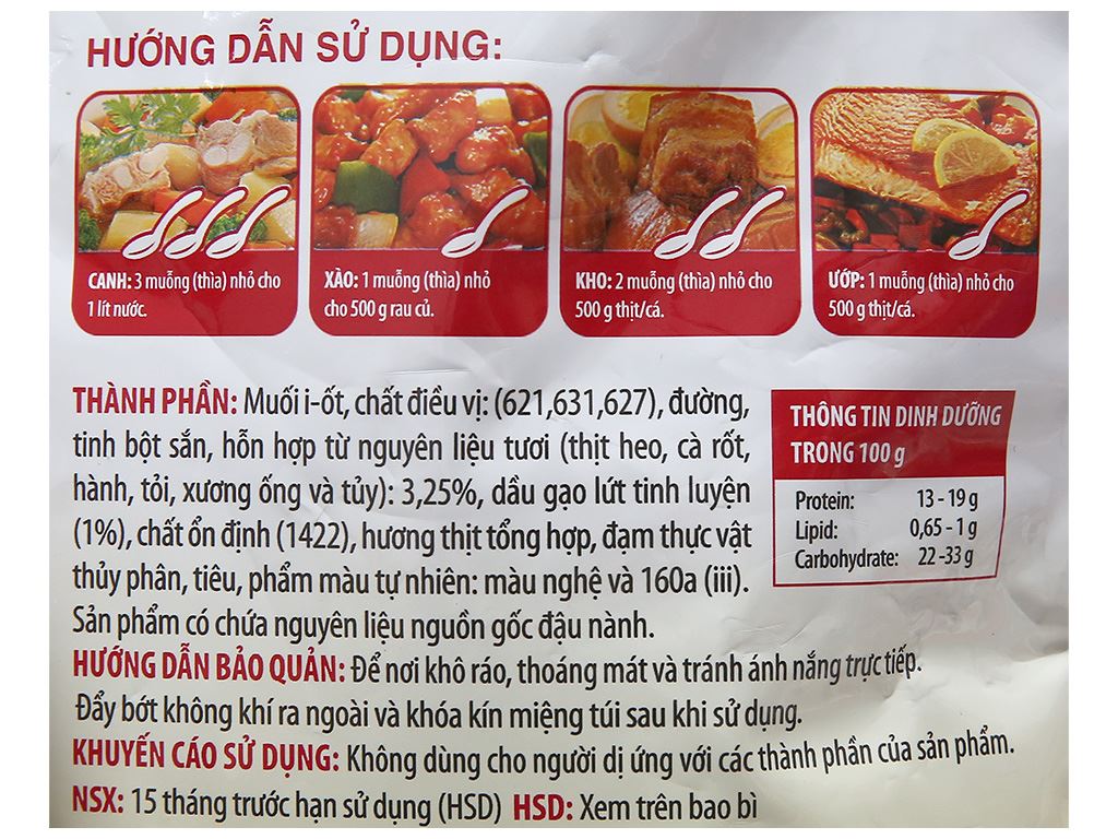 Hạt nêm 4 trong 1 vị heo Neptune