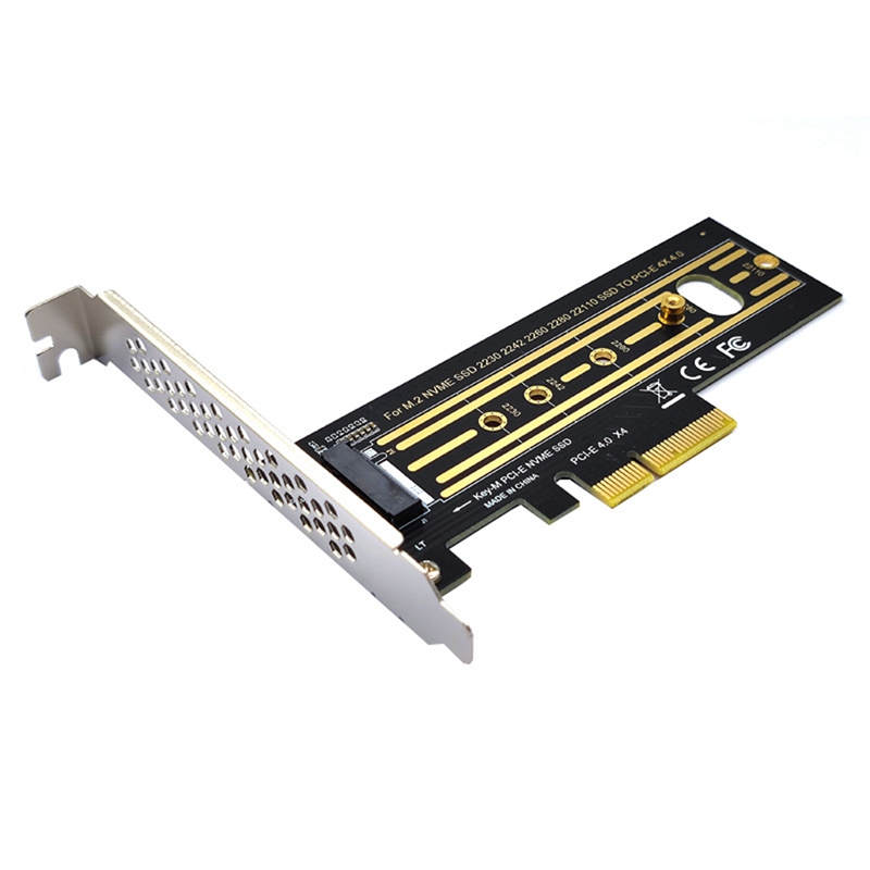 Pci-e 4.0 adapter card pci-e x4 4.0 gen4 nvme key-m.2 adapter card support 2230/2242/2260/2280/22110 ssd