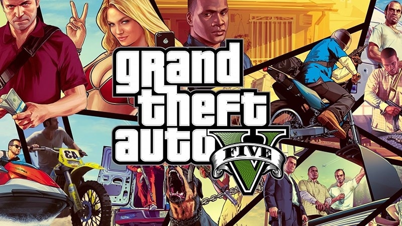 Đĩa Game GTA V Ps5