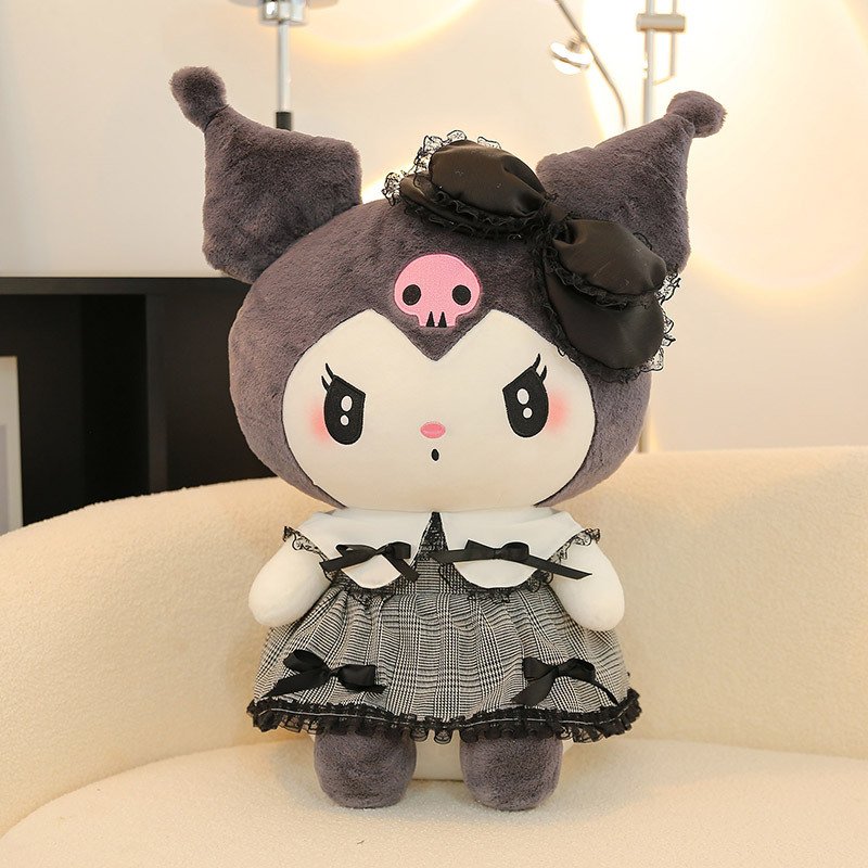 Gáu bông thú nhồi bông hình kuromi melody siêu mềm mại đáng yêu kích thước 40-100cm