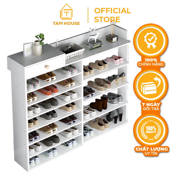 [VOUCHER FREESHIP 50K] Tủ giày thiết kế nhiều ngăn Tâm House HX-SC-57