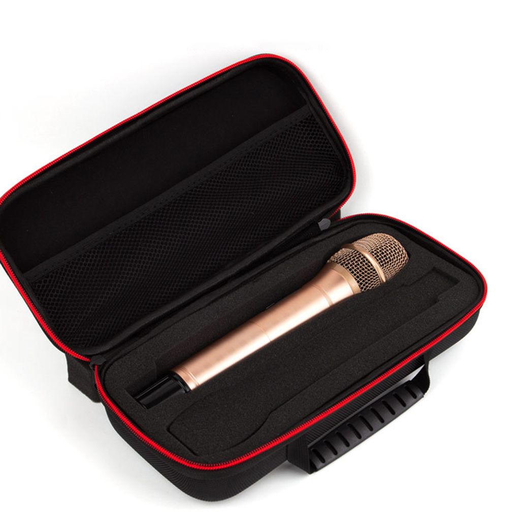 Túi lưu trữ Microphone Túi Microphone balo du lịch gấp gọn với không gian bên trong riêng biệt Microphone hộp túi bảo vệ thực hiện