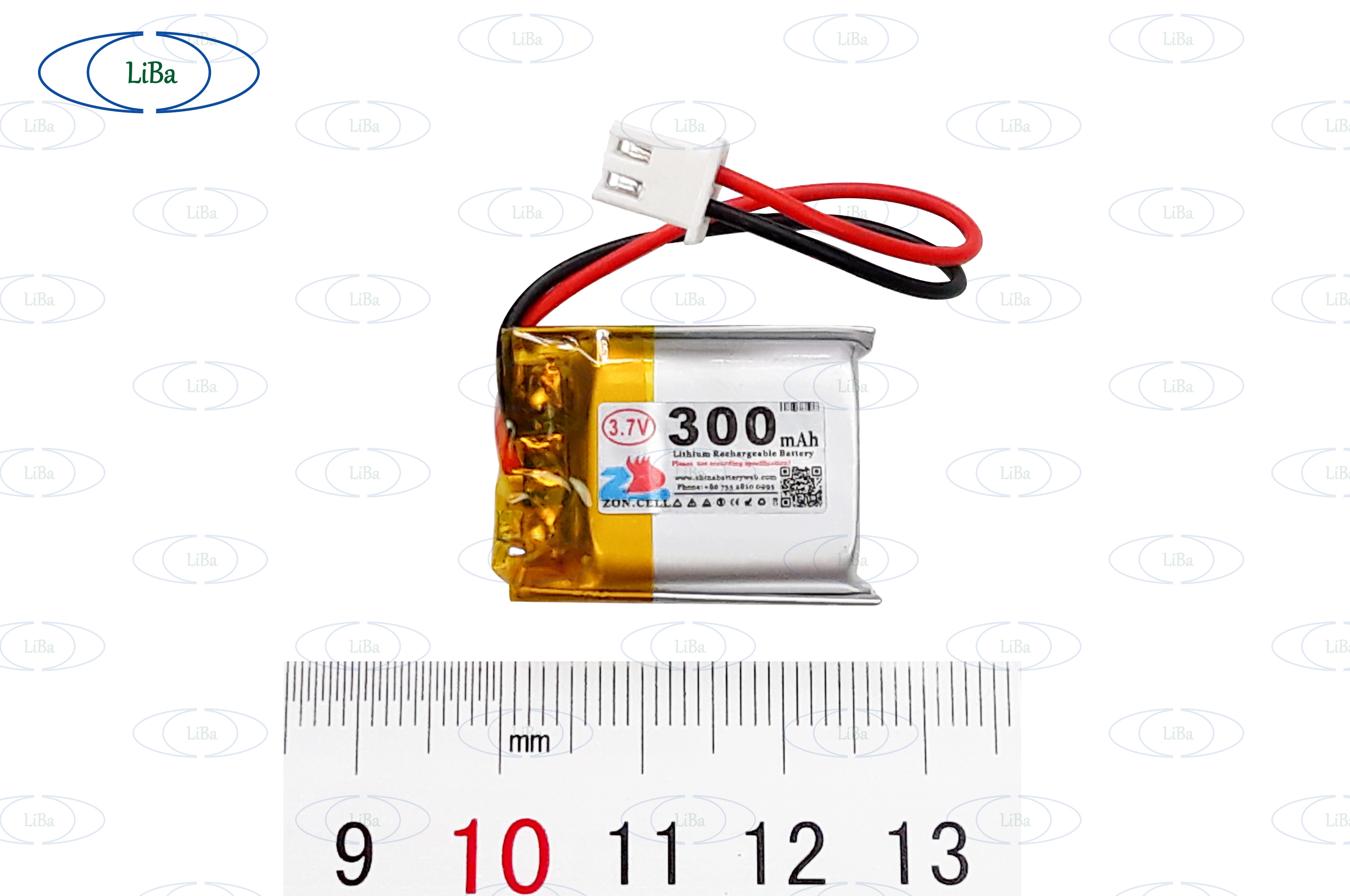 [HCM]Pin Smart Watch 3.7V 300mAh 6.5 x 20 x 25 mm - LiBa
