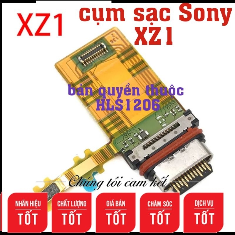 Cụm chân sạc sony xz1