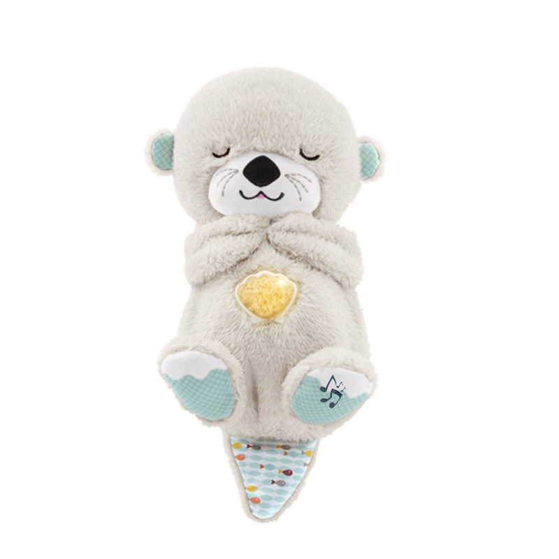 Fisher Price New Born Soothe n Snuggle Otter Toys / Koala Musical Cuddly Toy With Realistic Breathing Movements