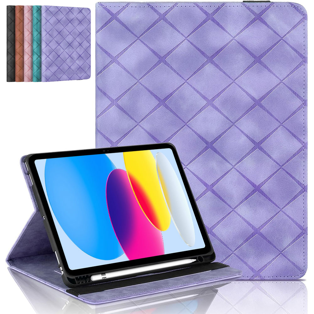 PU Leather Case For Honor Pad 9 12.1 Inch 2024 - With Hand Strap, Pencil Holder, Pocket & Multi-Angle Stand, Blue