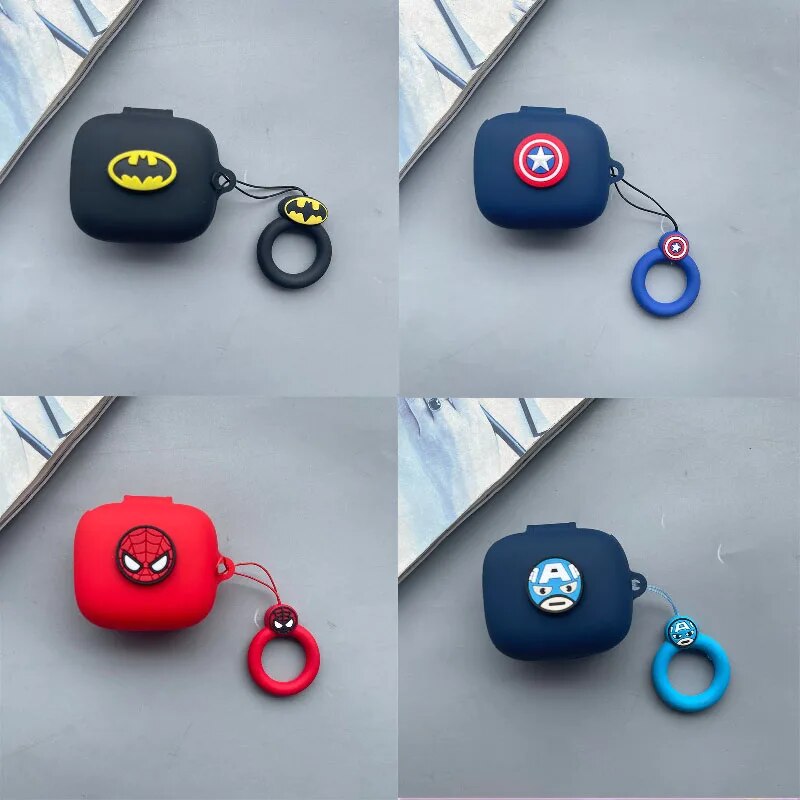 Tai nghe hoạt hình trường hợp cho JBL sống Pro + Tai nghe bluetooth trường hợp bảo vệ JBL sống Pro 2 vỏ mềm Silicone