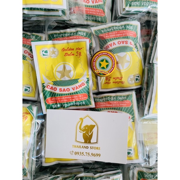 [COMBO 5 LỌ] Cao Sao Vàng VIỆT NAM [GOLDEN STAR BALM] Dược TW3 3gr