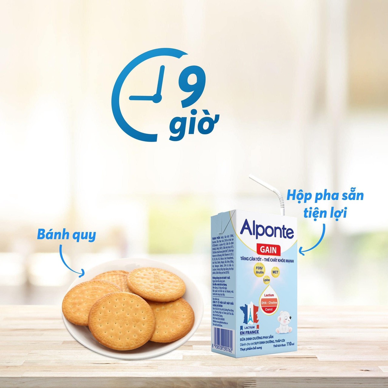 (Date mới) Sữa bột pha sẵn Alponte Gain 110ml/1 hộp (1 thùng có 48 hộp)
