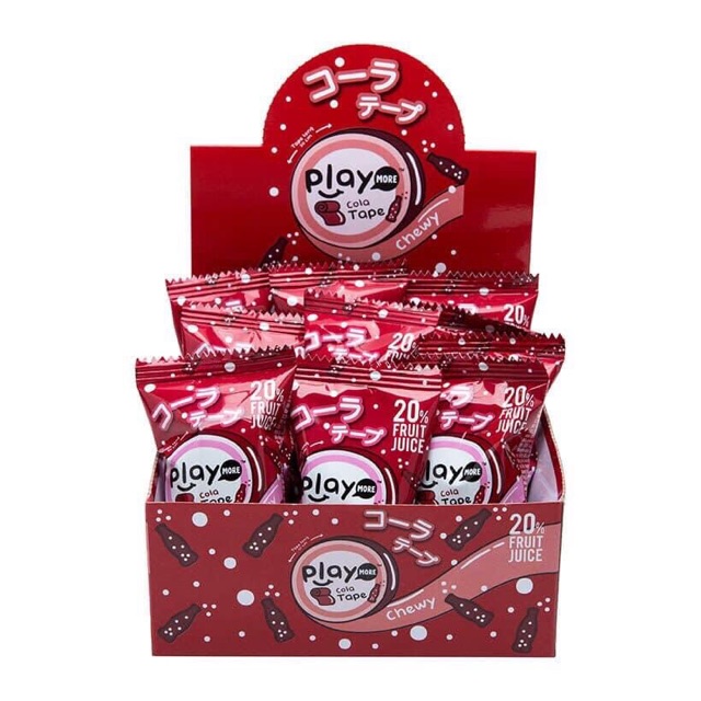 Kẹo Cuộn Play More Thái Lan 21g