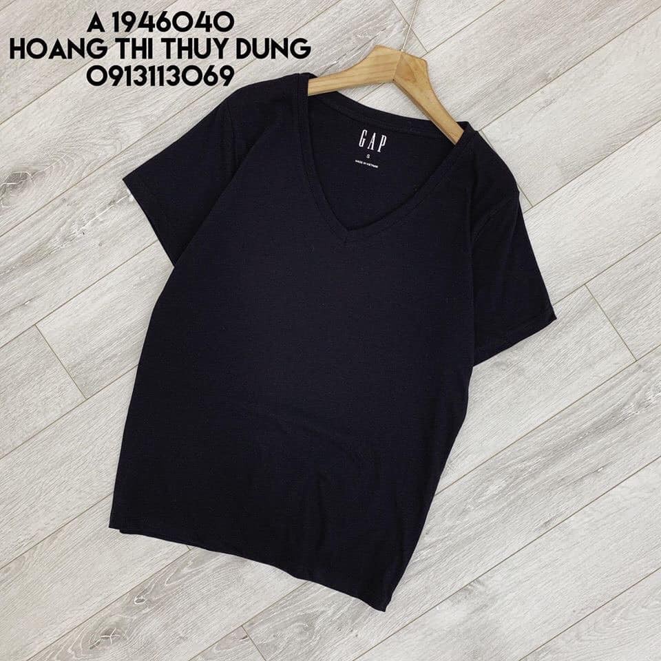 Áo phông cổ tim hàng đóng cuộn