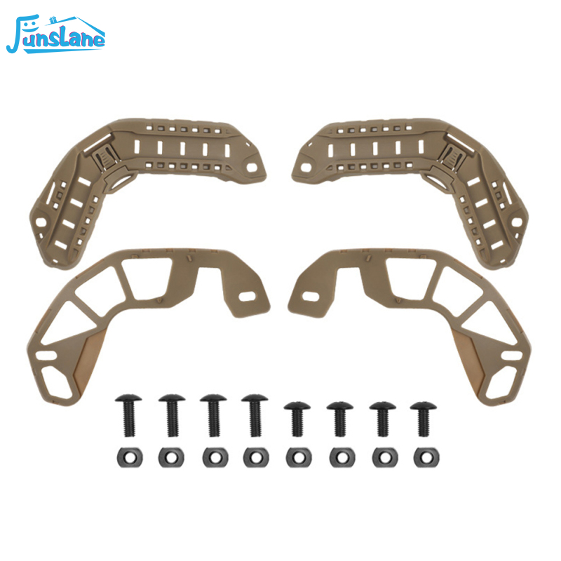 FunsLane Outdoor Helmet Mount Rail Training Cosplay Accessory FAST Helmet Mount Rail Compatible For HL-31/32 Helmet
