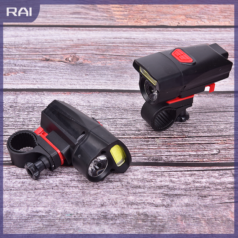 【RAI】 Đèn pin AAA đầu trước xe đạp Đèn LED Xe Đạp