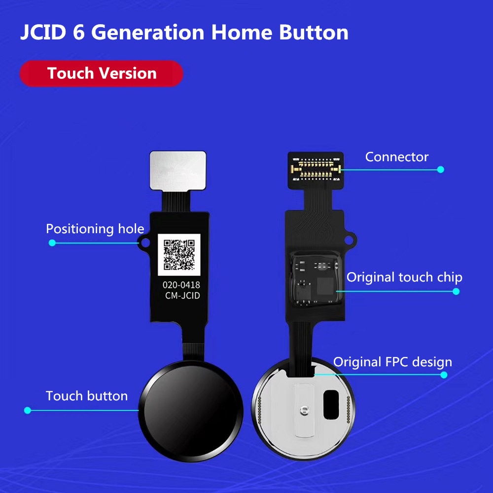 JC Home Button Flex For Iphone 7 8 Plus SE2020 YF Universal Back Return Function Solution Without Touch ID