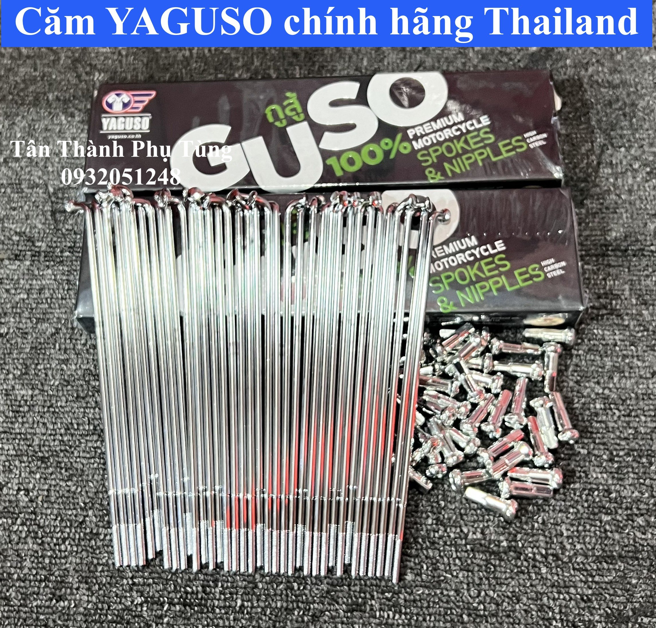 Căm YAGUSO chính hãng Thailand mạ Crom