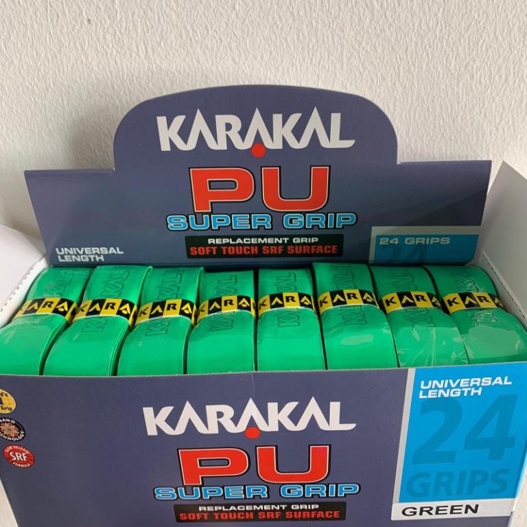 Karakal PU Super Replacement Grip – 2 Impugnature Antiscivolo In PU, Colore Verde, Extra Spesse E Assorbenti - 4