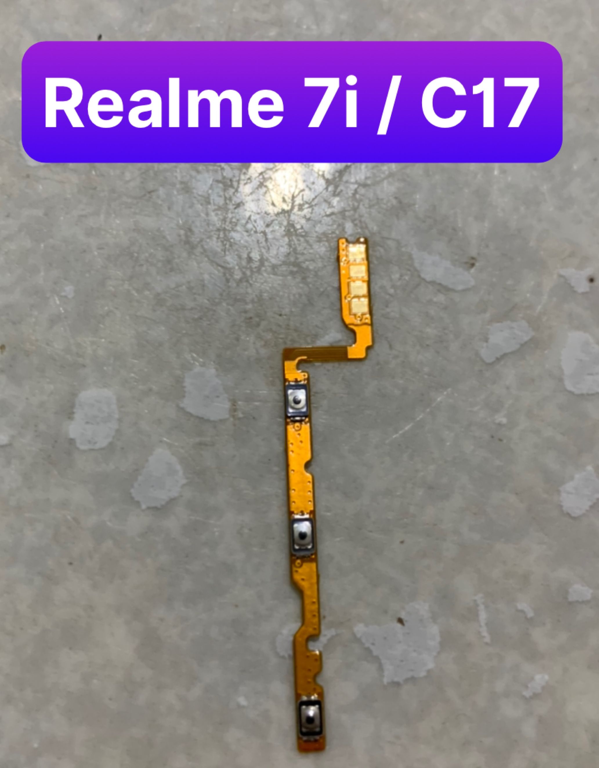 Cáp nguồn liền âm lượng Realme C17 / 7i