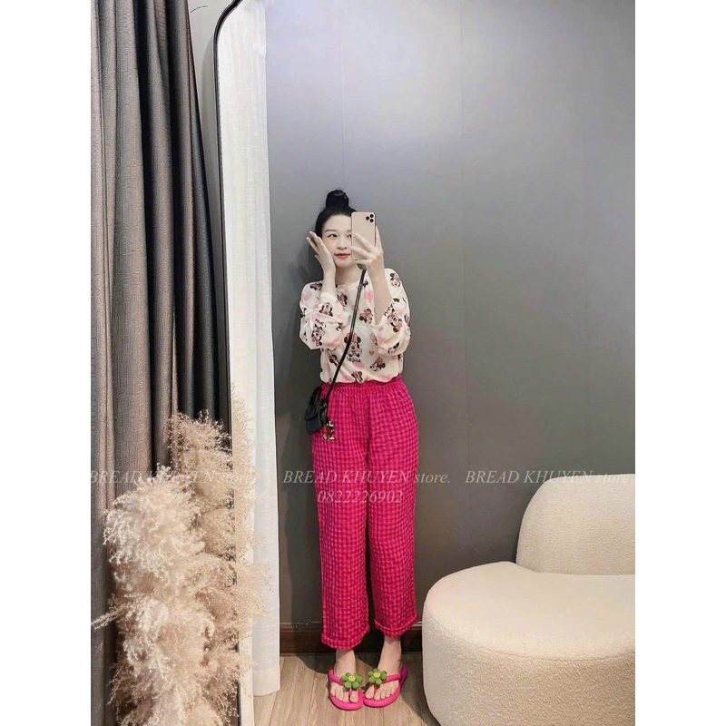 K9QUẦN XUÔNG KẺ CARO MICKEY 2M