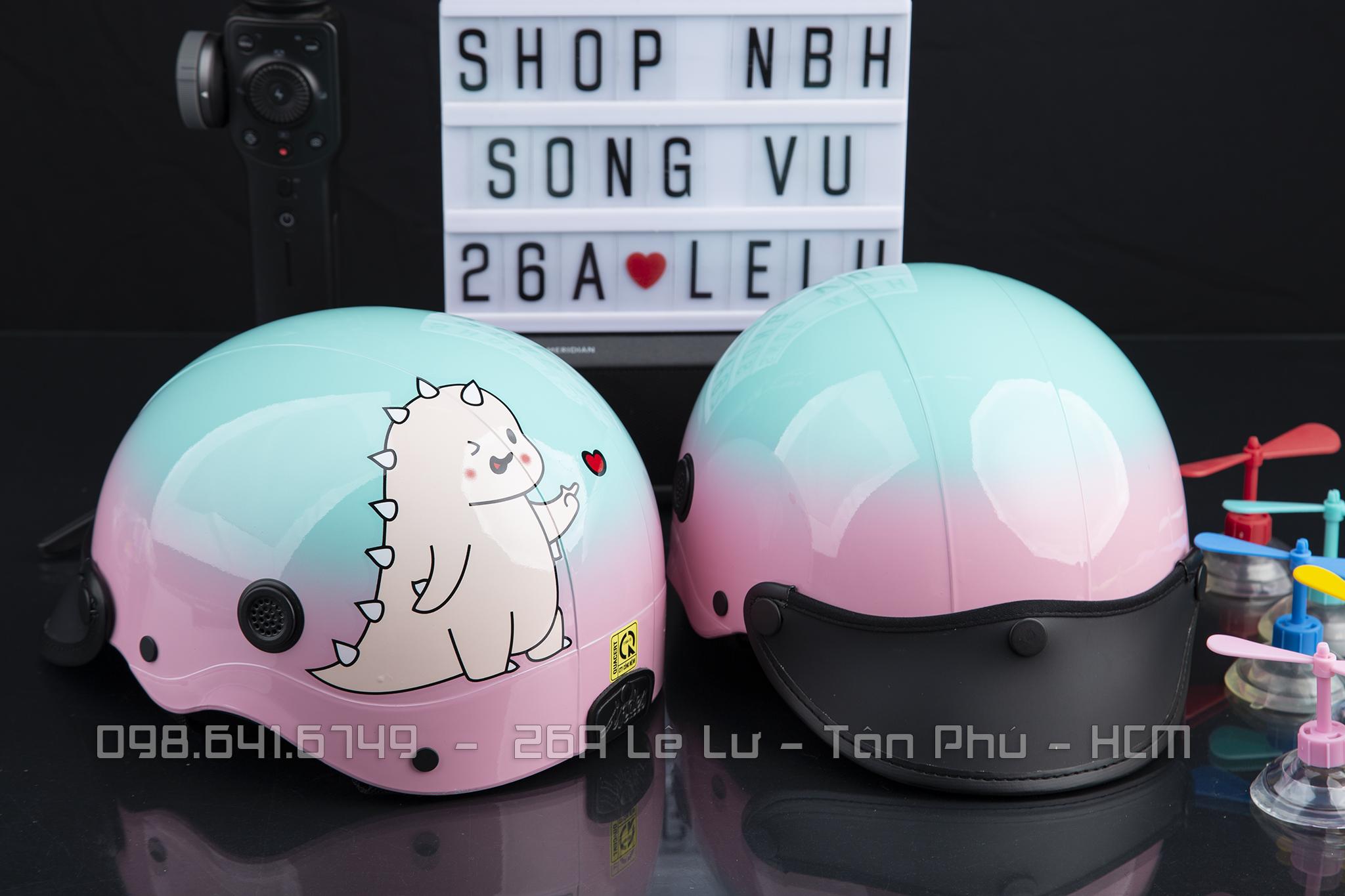 NÓN MŨ BẢO HIỂM KHỦNG LONG OMBRE