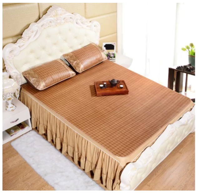 Chiếu mây điều hòa Muji cao cấp 2 mặt mây lụa