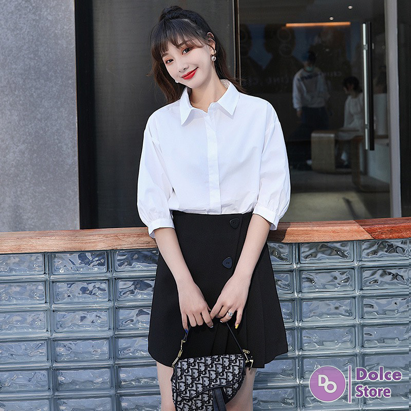 Áo sơ mi công sở nữ tay lỡ - Dolce