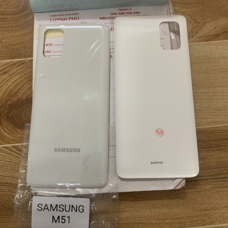 Nắp lưng samsung M51 chuẩn đẹp (ảnh thật)