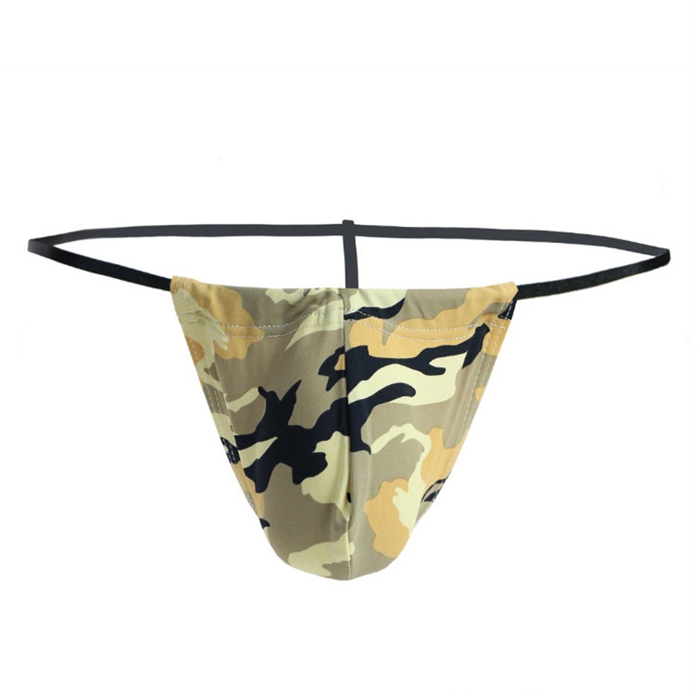 T-Shape Mens Underwear Elastic Underpants Enhancing V-Shaped Fashionable
