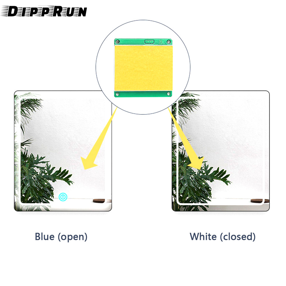 DIPPRUN 12V-24VTouch Sensor Switch for Bathroom Mirror LED Light Capacitive Touch Light Switch 12V24V Bathroom Smart Glass Capacitance Sensor Module