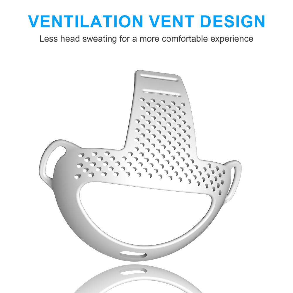 TPU gối đệm đầu đầu thay thế dây đeo Pad đệm giảm áp lực thoải mái cho Meta Quest 3 tai nghe VR